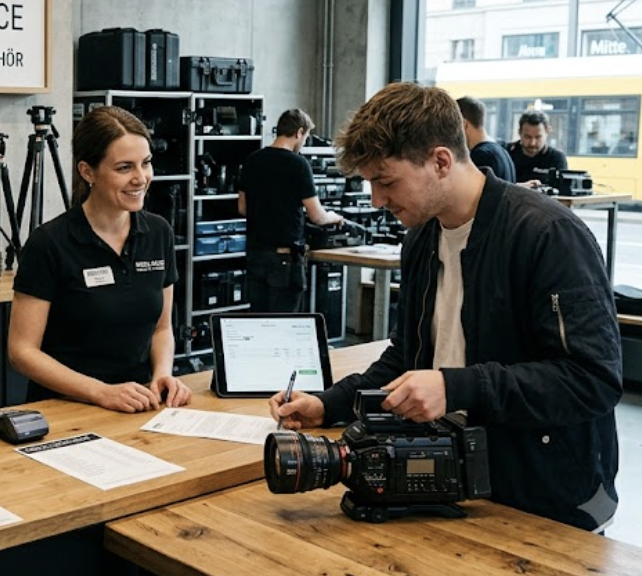 Filmtechnik und Kameraverleih zu günstigem preis
